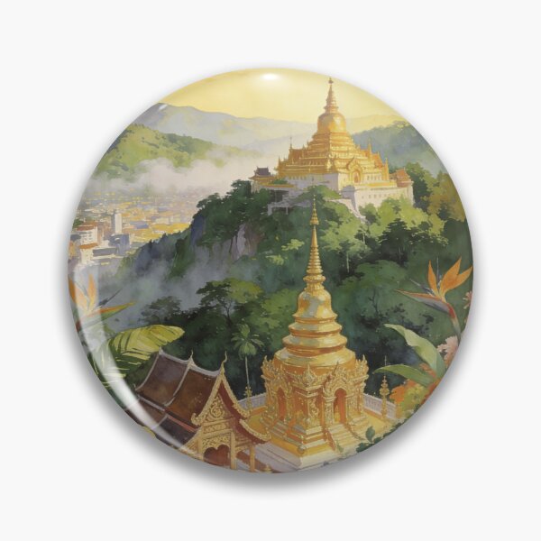 Item preview, Golden Grace of Doi Suthep designed and sold by BlareBlare.