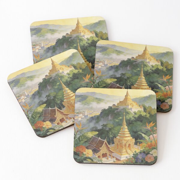 Item preview, Golden Grace of Doi Suthep designed and sold by BlareBlare.