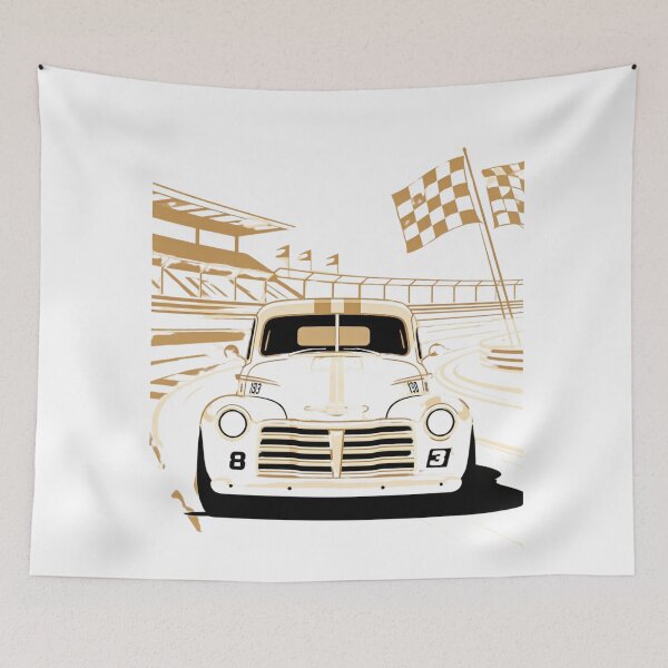 Item preview, Antique 1948 Chevy Truck Vintage Garage Sign Art designed and sold by unboxedbyJuls.