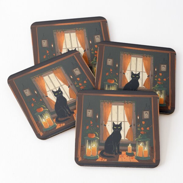 Item preview, Black Cat Witch Sticker | Funny Black Cat Witch Fan designed and sold by Joy-boy-op.