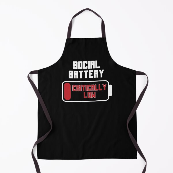 Item preview, Social Battery Critically Low designed and sold by StrokeONoGenius.
