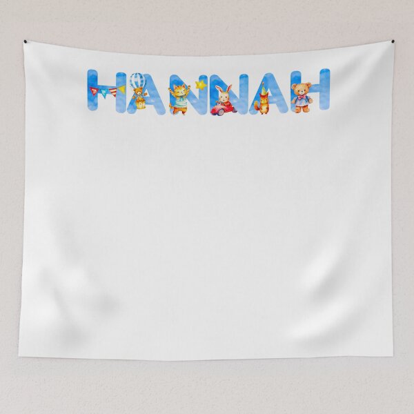 Item preview, DREAMLITNAMES COLLECTION – ✨HANNAH ✨ – Cute Storybook Dream Animals designed and sold by WheelieGdArt.