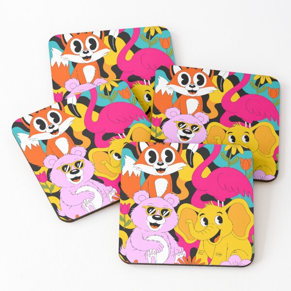 Item preview, Dopamine Decor and Dressing Funny Animal Design Vibrant Colors Maximalist Cute 80s  designed and sold by patterncrow.