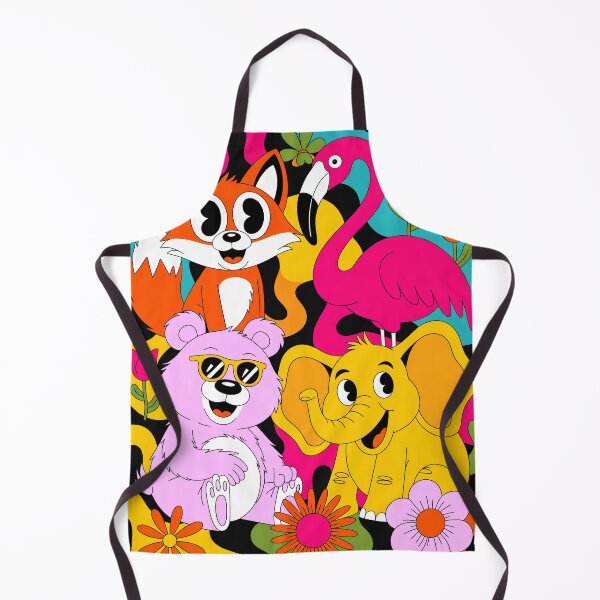 Item preview, Dopamine Decor and Dressing Funny Animal Design Vibrant Colors Maximalist Cute 80s designed and sold by patterncrow.