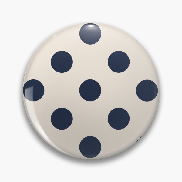 Item preview, Navy Blue Polka Dot Pattern – Reverse Neutral Spots Print designed and sold by Fezzyboo.