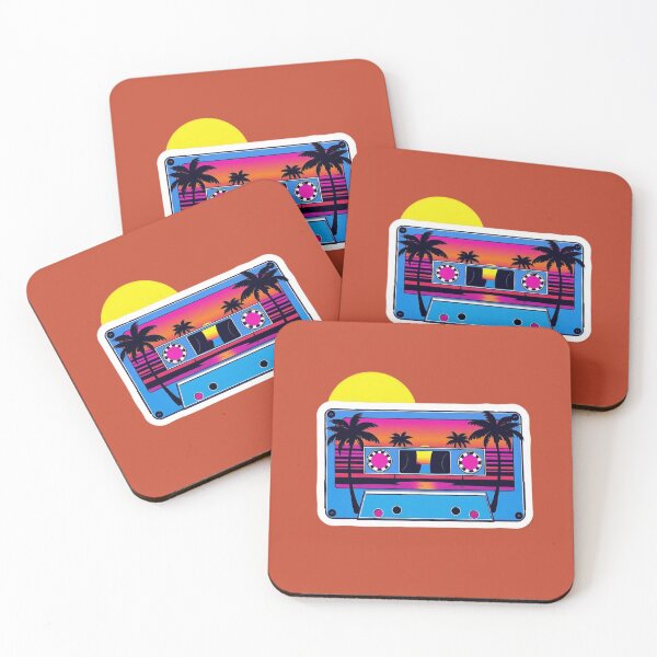 Item preview, Synthwave 80s Audio Cassette Sticker designed and sold by Tama-sirth.