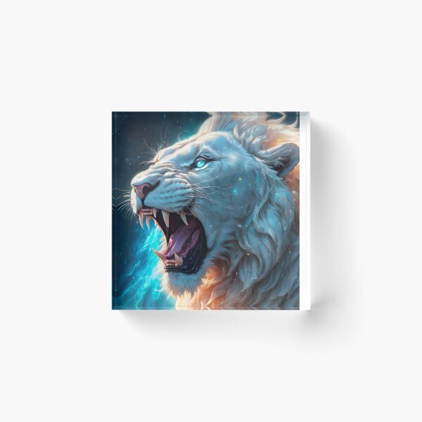 Item preview, Growling lion designed and sold by Elisa Miller.