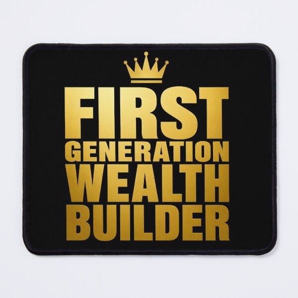 Item preview, First Generation Wealth Builder T-Shirt First Gen Gift Financial Freedom Tee designed and sold by BrokeNoMoreCo.