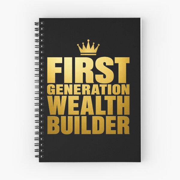 Item preview, First Generation Wealth Builder T-Shirt First Gen Gift Financial Freedom Tee designed and sold by BrokeNoMoreCo.