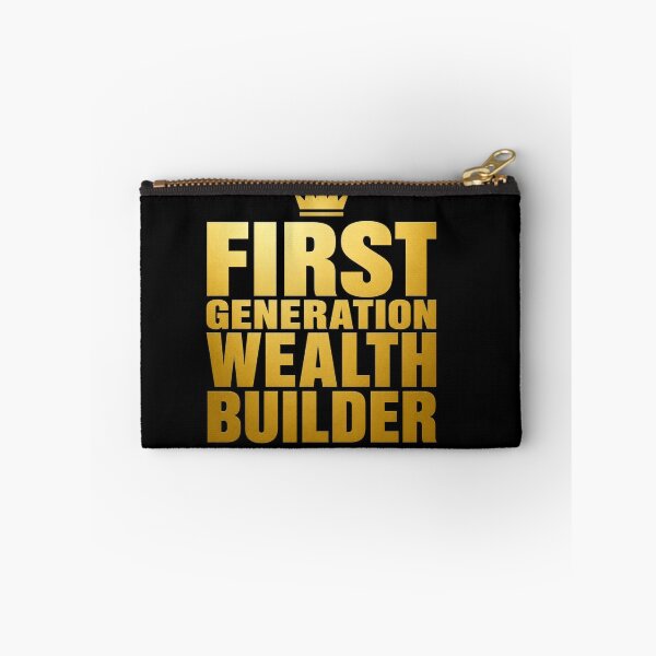 Item preview, First Generation Wealth Builder T-Shirt First Gen Gift Financial Freedom Tee designed and sold by BrokeNoMoreCo.