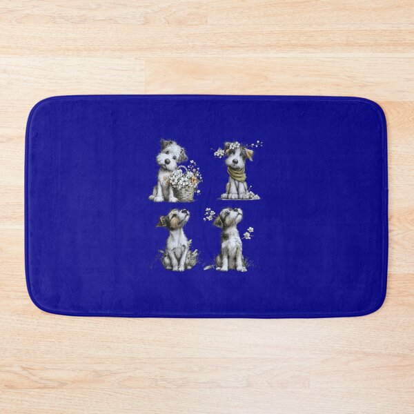 Item preview, Dogs and flowers  designed and sold by Palmtree94.