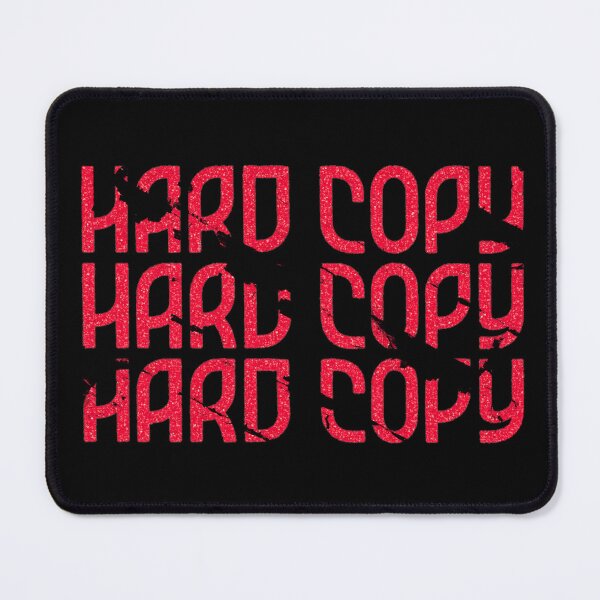 Item preview, HARD COPY Red Distressed Cyberpunk Typography designed and sold by RDproject.
