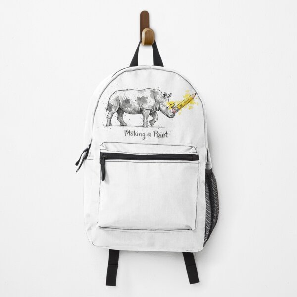Item preview, Making a Point: Witty Rhino Pencil Pun Illustration designed and sold by SoulPT.