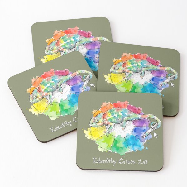 Item preview, Identity Crisis 2.0: The Digital Chameleon & Color Wheel designed and sold by SoulPT.