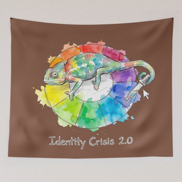 Item preview, Identity Crisis 2.0: The Digital Chameleon & Color Wheel designed and sold by SoulPT.