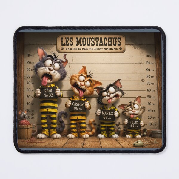 Item preview, The 4 Mischievous Cats designed and sold by Art70shop.