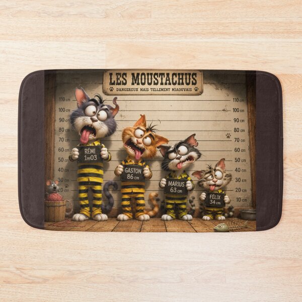 Item preview, The 4 Mischievous Cats designed and sold by Art70shop.