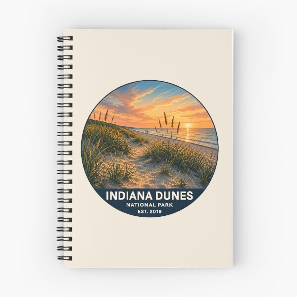 Item preview, Indiana Dunes National Park Retro Lakeshore designed and sold by Gideon Emmerich.