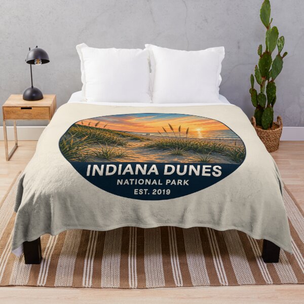 Item preview, Indiana Dunes National Park Retro Lakeshore designed and sold by Gideon Emmerich.