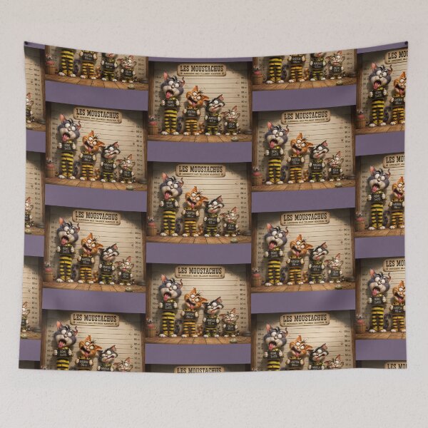 Item preview, The 4 Mischievous Cats designed and sold by Art70shop.