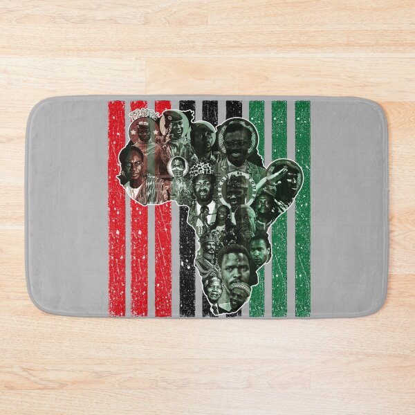 Item preview, African Revolutionaries Map of Africa - Sankara Lumumba Nkrumah Mandela - Pan African Flag Black History Art designed and sold by Youngkev-arts.