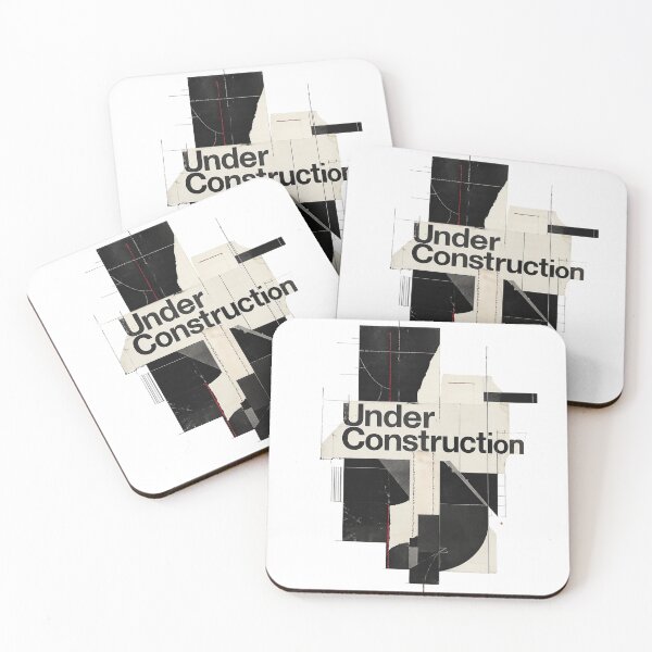 Item preview, Under Construction Abstract Poster designed and sold by tmoca.