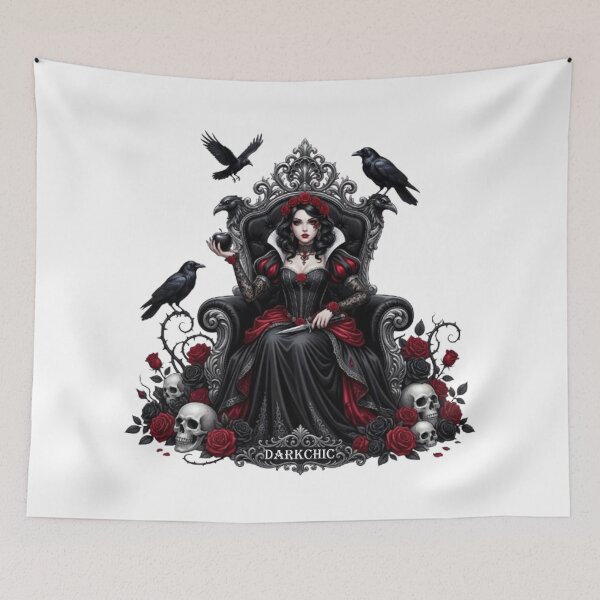Item preview, Gothic on his Throne: Dark Fantasy Illustration designed and sold by CHRIST5000.