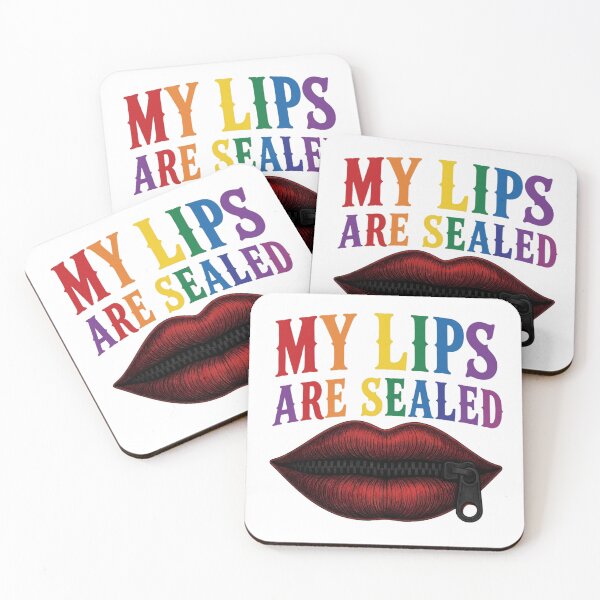 Item preview, My Lips Are Sealed Vintage Zipper Lips Design designed and sold by RefreshPop Studio.