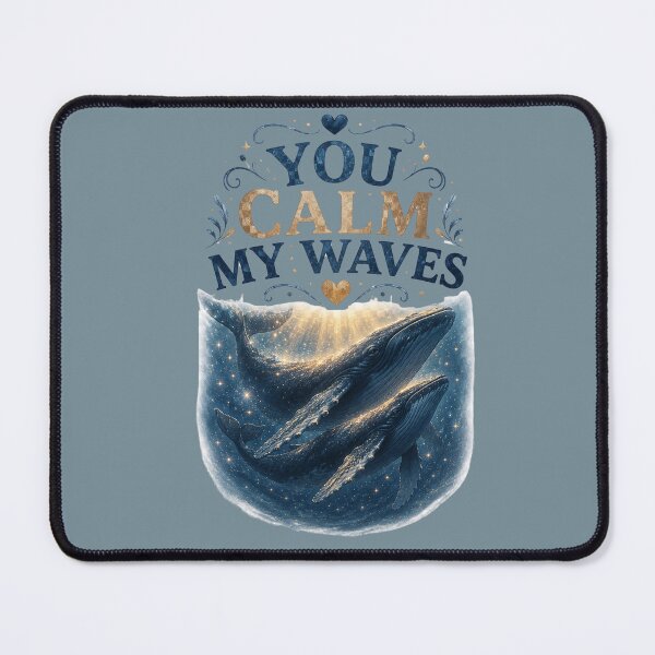Item preview, You Calm My Waves, Emotional Romantic Ocean Aesthetic Design designed and sold by JagrDesigns.