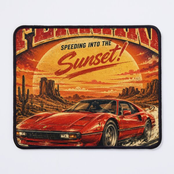 Item preview, Ferrari vintage car shirt designed and sold by Fdesigner.