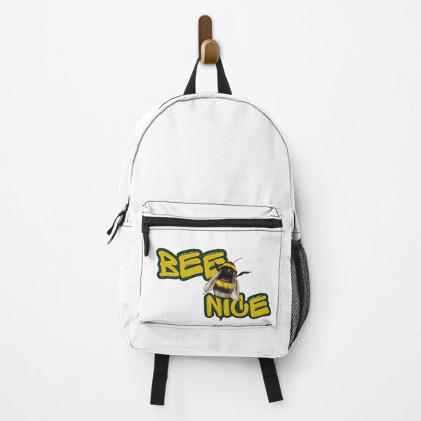 Item preview, Bee Nice Cute Bumblebee Yellow Typography Art designed and sold by Rhodes Shop.