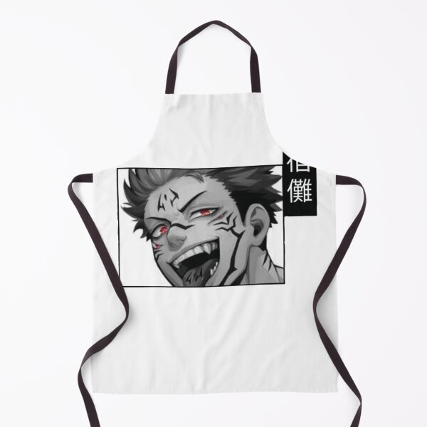 Item preview, King of Curses Hysterical Laugh Inside Border with Cursed Finger Kanji Typography designed and sold by JohnnyFive8.