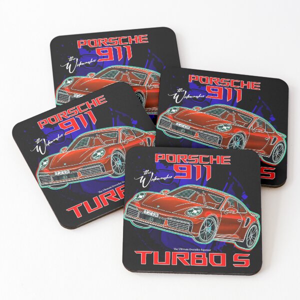 Item preview, Porsche 911 Turbo S Red Graphic designed and sold by RacetrackGear.