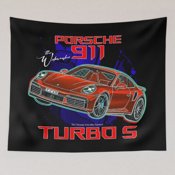 Item preview, Porsche 911 Turbo S Red Graphic designed and sold by RacetrackGear.