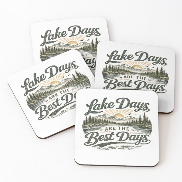 Item preview, Lake Days Are the Best Days - Vintage Lake Life Design designed and sold by Digal92.