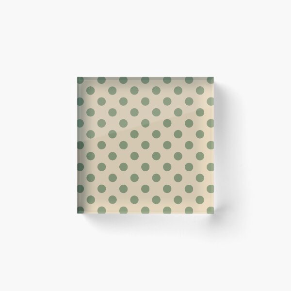 Item preview, Sage Green Polka Dot Pattern – Reverse Neutral Spots Print designed and sold by Fezzyboo.