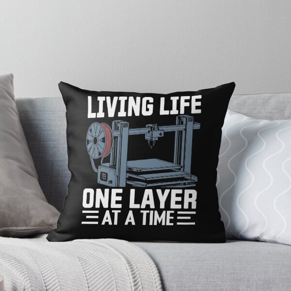 Item preview, Living Life One Layer at a Time - 3D Printer Maker Gift designed and sold by Wonder-T.