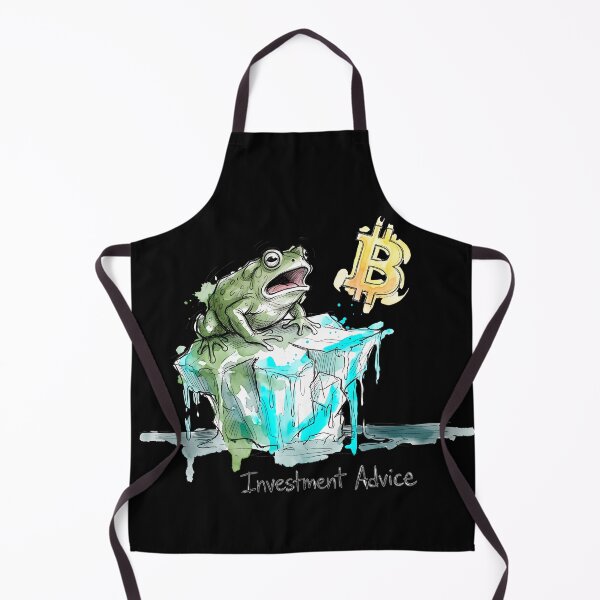 Item preview, Slippery Slope: Bitcoin Investment Advice Frog designed and sold by SoulPT.