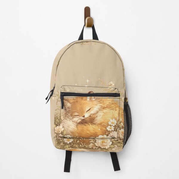 Item preview, Sleeping Fox Among Wildflowers Illustration designed and sold by Color Reverie.
