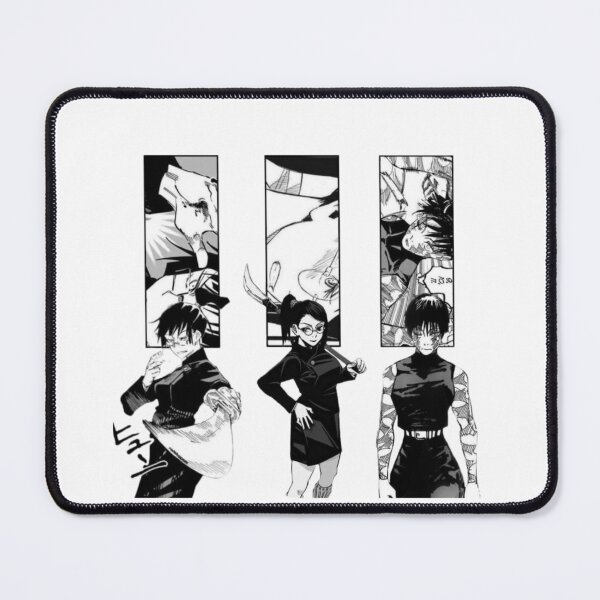 Item preview, Three Panel Frame Displaying Kyoto High Girls and Zero Cursed Energy Awakened Female designed and sold by JohnnyFive8.