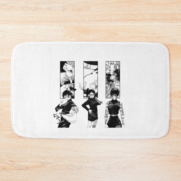 Item preview, Three Panel Frame Displaying Kyoto High Girls and Zero Cursed Energy Awakened Female designed and sold by JohnnyFive8.