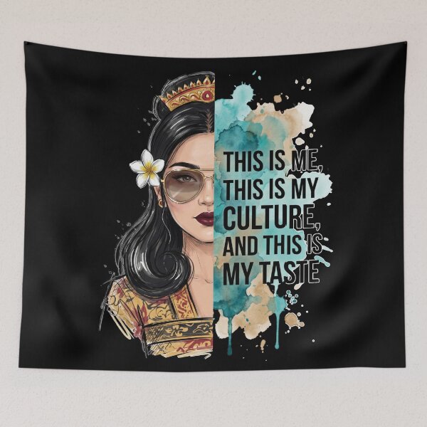 Item preview, Modern Indonesian Culture Pride Art - Kebaya Woman Aesthetic T-Shirt designed and sold by Khanz4Design.