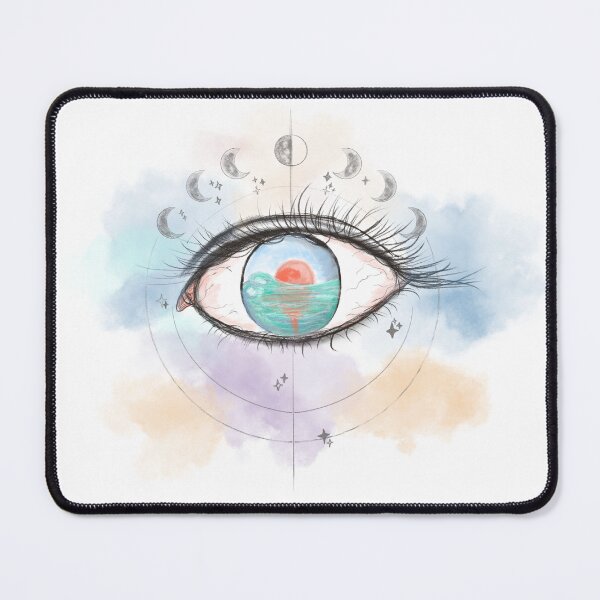 Item preview, Dreamy cosmic eye illustration  designed and sold by Hadir Art .