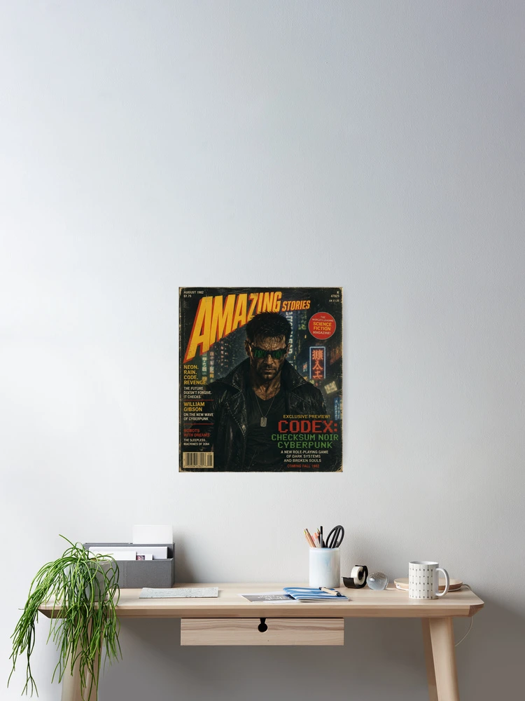 Thumbnail 2 of 3, Poster, Codex Checksum Pulp designed and sold by R3g3nerator.
