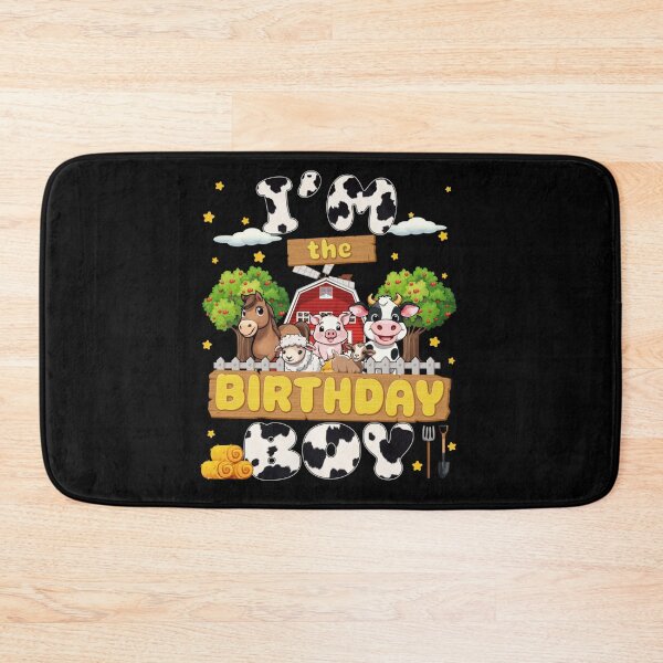 Item preview, Cute Farm Animals Im The Birthday Boy Barnyard Theme Party Graphic designed and sold by Phil Ben.