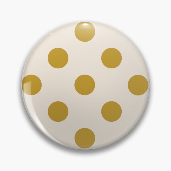 Item preview, Mustard Gold Polka Dot Pattern – Reverse Neutral Spots Print designed and sold by Fezzyboo.