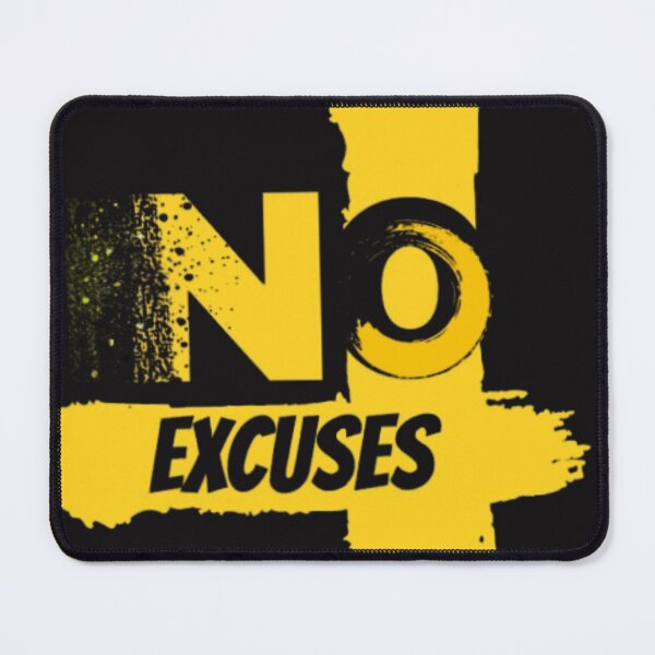 Item preview, No Excuses Typography Design designed and sold by aritu.