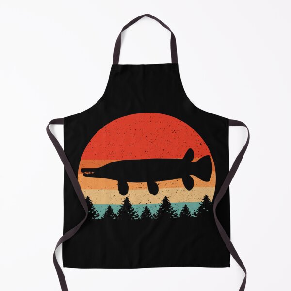 Item preview, Vintage Alligator Gar Fishing Sunset Silhouette Retro Distressed Forest Lake Design designed and sold by Phil Ben.
