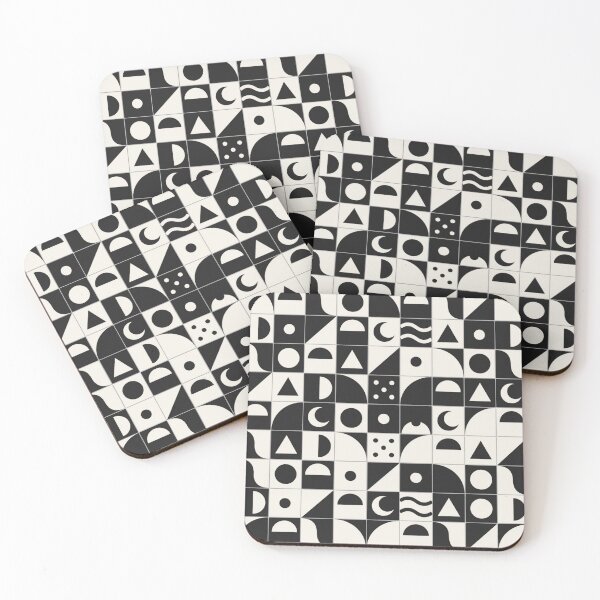 Item preview, Modern  Geometric Zellige Pattern - Bauhaus Abstract Tile Art designed and sold by Noor_Creations.