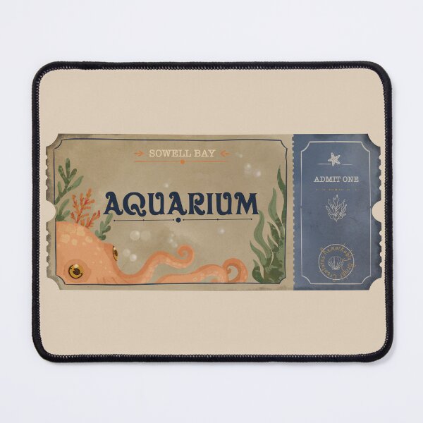 Item preview, Sowell Bay Aquarium Ticket  designed and sold by ellealsopaints.